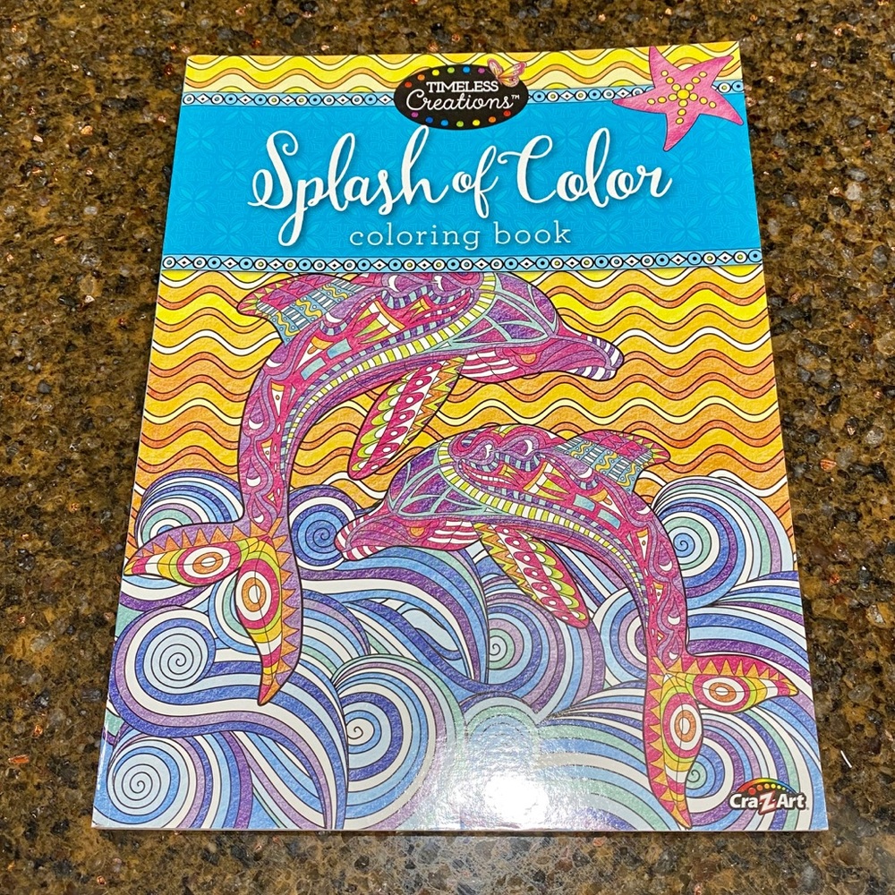 Splash Of Color Adult Coloring Book